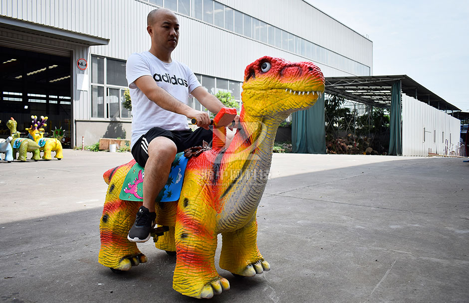 商場(chǎng)騎的霸王龍，霸王龍童車，兒童霸王龍玩具